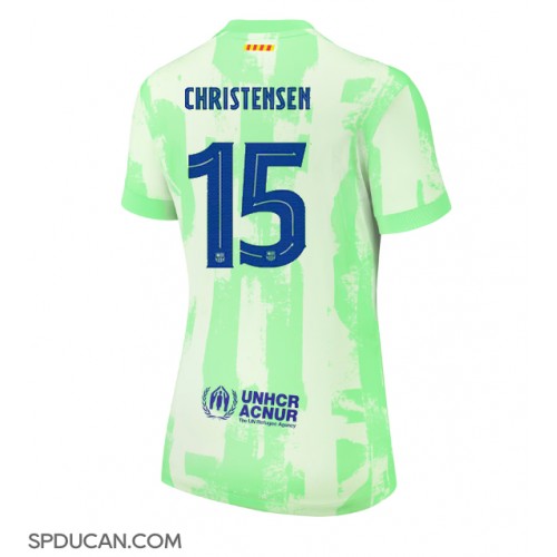 Zenski Nogometni Dres Barcelona Andreas Christensen #15 Rezervni 2024-25 Kratak Rukav